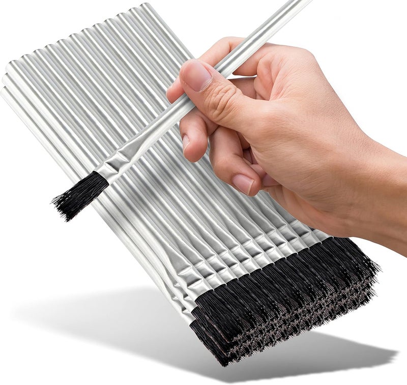 Ram-Pro Acid Brushes - 36 Count 3/8 Inch Horsehair Acid Flux Brushes, Disposable Glue Brushes for Woodworking, Epoxy Brushes for Resin, Great for Crafting, Soldering, in The Home, and School, or Shop - Image 1